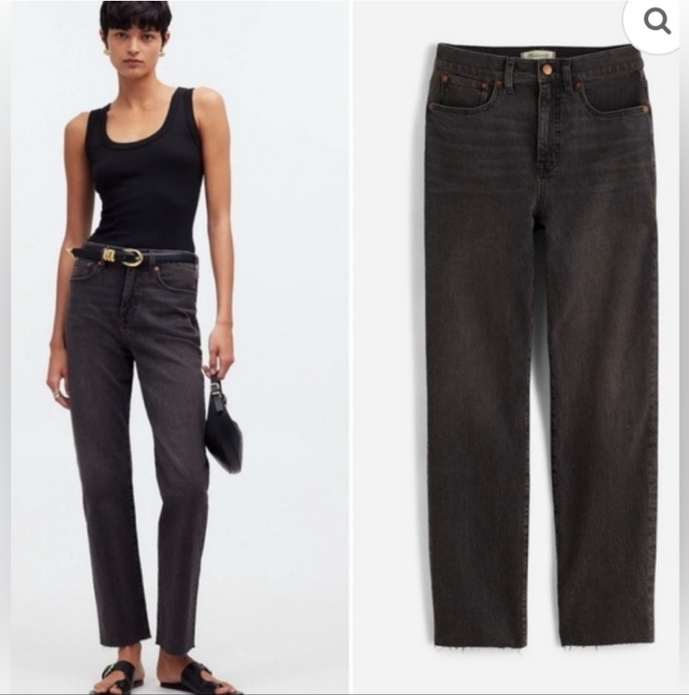 Madewell 90's Straight Crop Jeans. Women’s Size 27 NWOT